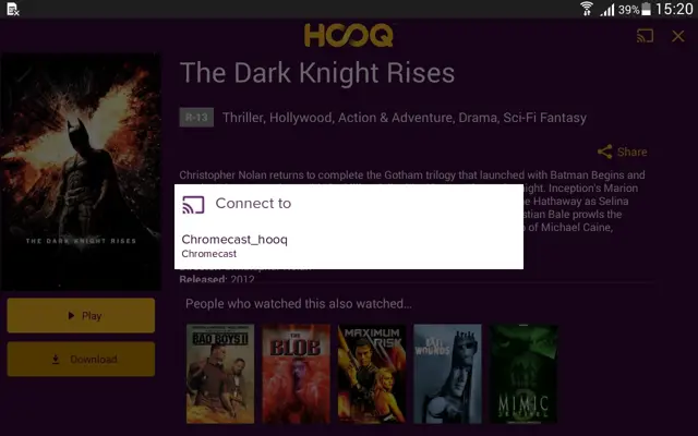 HOOQ android App screenshot 1