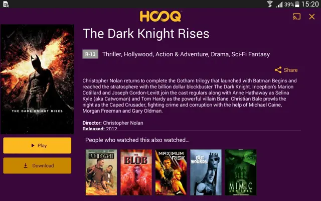 HOOQ android App screenshot 2